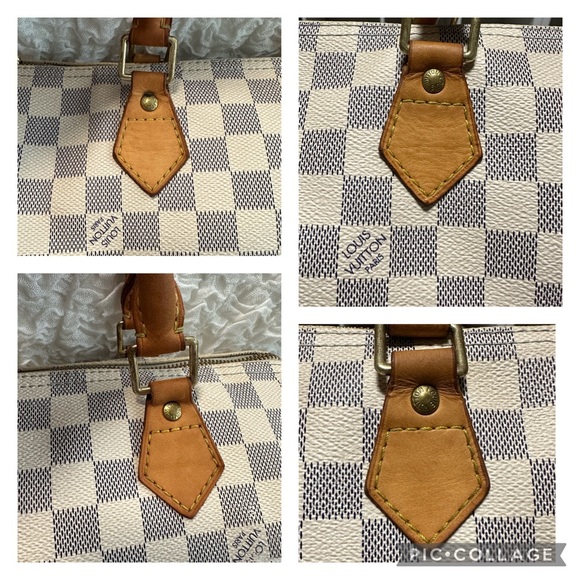 🔥✨Authentic💎✨Louis Vuitton Speedy 30 Damier Azur - Picture 8 of 16